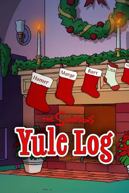 The Simpsons Yule Log
