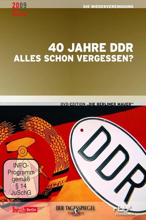 40 Years of the GDR - Has It All Been Forgotten?
